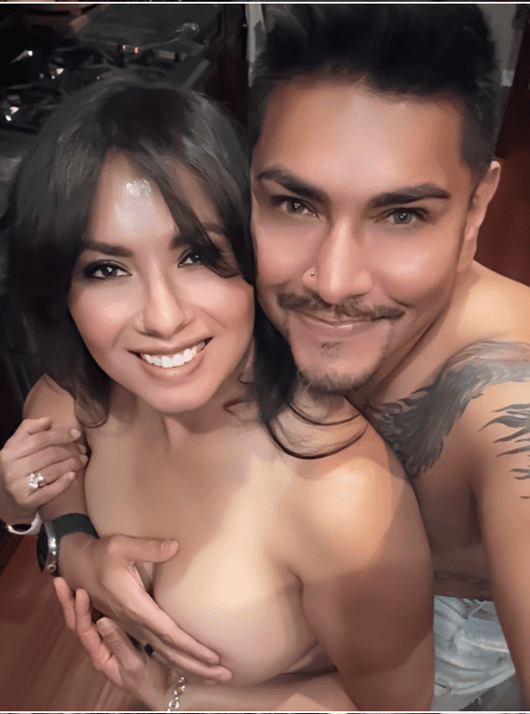 Gabby and Rich - Creative Couple exotic - Sexy Selfie Centerfold Couple 88